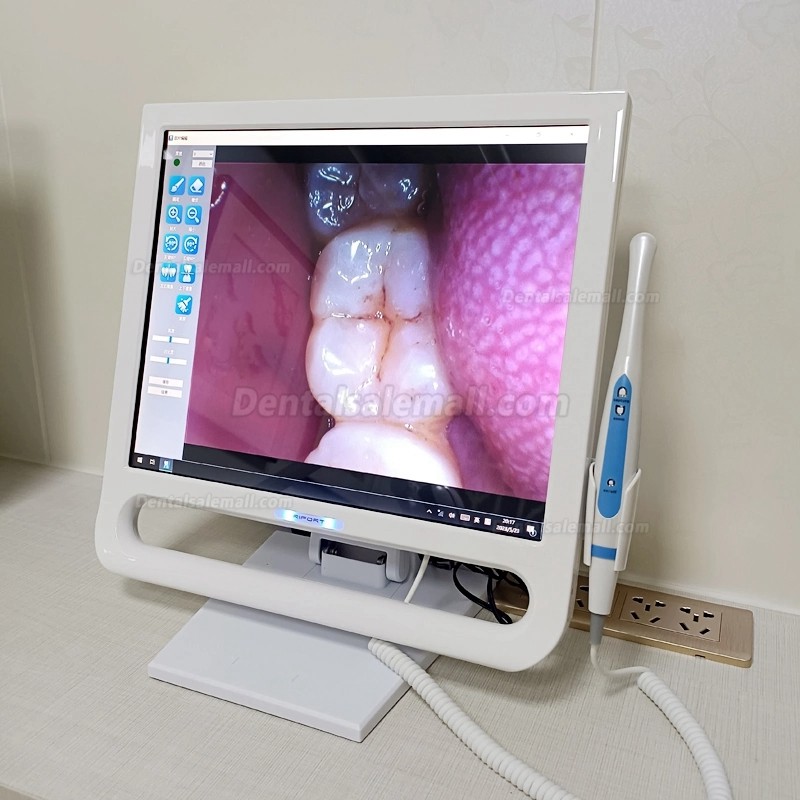 17 Inch Dental Intraoral Camera Touch LCD Screen for Dental Unit 6PCS LEDS 8.0 Mega Pixels